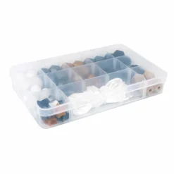 RAYHER - Coffret de perles en silicone - doré et argenté