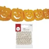 RAYHER - Guirlande citrouilles pour halloween + ficelle dorée & blanche 15 m