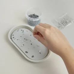 RAYHER - Kit de création mini plateau en résine terrazzo