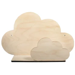 RAYHER - Kit diy - etagère en bois nuage 35 x 21 x 10 cm