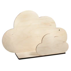 RAYHER - Kit diy - etagère en bois nuage 35 x 21 x 10 cm