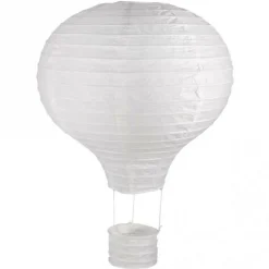 RAYHER - Lampion en papier montgolfière à chassis métallique ø 30 x 40 cm