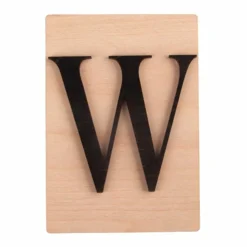 RAYHER - Lettre en bois 14,8 x 10,5 cm - w