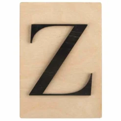 RAYHER - Lettre en bois 14,8 x 10,5 cm - z