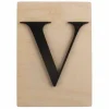 RAYHER - Lettre en bois 14,8 x 10,5 cm - v