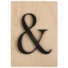 RAYHER - Lettre en bois 14,8 x 10,5 cm - &