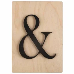 RAYHER - Lettre en bois 14,8 x 10,5 cm - &