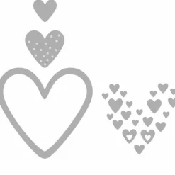 RAYHER - Matrice de découpe en métal 7,6 x 4,5 cm - cœurs