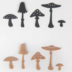 RAYHER - Matrices de découpe champignons - 9 pièces