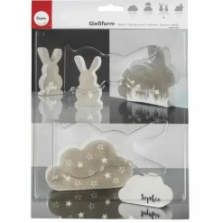 RAYHER - Moule 2 lapins - différentes tailles