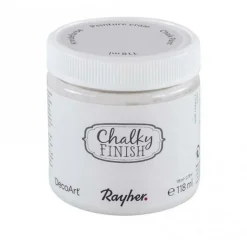 RAYHER - Peinture-craie chalky finish 118 ml - blanc
