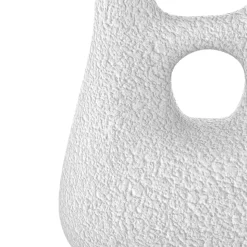 RENDEZ-VOUS DÉCO - Cruz - vase décoratif blanc en terre cuite h42cm