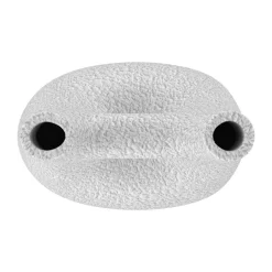 RENDEZ-VOUS DÉCO - Cruz - vase décoratif blanc en terre cuite h42cm