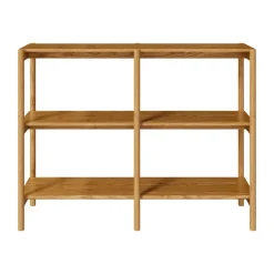 RENDEZ-VOUS DÉCO - Emel - etagère en bois d'hévéa massif, 2 étagères