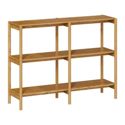RENDEZ-VOUS DÉCO - Emel - etagère en bois d'hévéa massif, 2 étagères