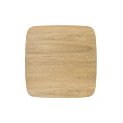 RENDEZ-VOUS DÉCO - Julio - table carrée 4 personnes en bois clair naturel 90 cm