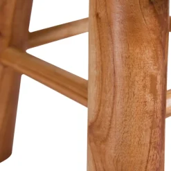 RENDEZ-VOUS DÉCO - Lisa - petit tabouret tricot en coton jaune moutarde