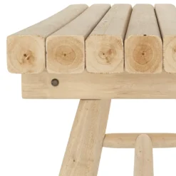 RENDEZ-VOUS DÉCO - Makam - banc de jardin en branche de teck 2 places