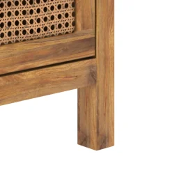 RENDEZ-VOUS DÉCO - Tiki - table de chevet 2 tiroirs en cannage