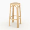 RENDEZ-VOUS DÉCO - Vania - tabouret de bar 77 cm en rotin