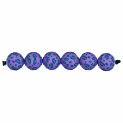 RICO DESIGN - 5 perles acid leo lilas ø 16 mm
