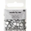 RICO DESIGN - 165 perles coeur 5 x 7 mm - argent