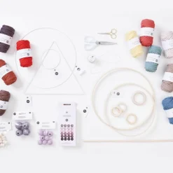 RICO DESIGN - 6 perles rondes - bois gris - 30 mm