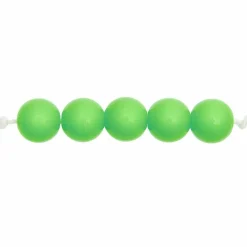 RICO DESIGN - 24 perles rondes 10 mm - vert