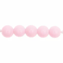 RICO DESIGN - 24 perles rondes 10 mm - rose