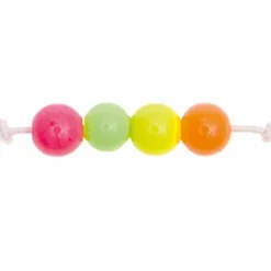 RICO DESIGN - 300 perles rondes 4 mm - fluo