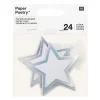 RICO DESIGN - 24 étiquettes à suspendre étoiles argentées