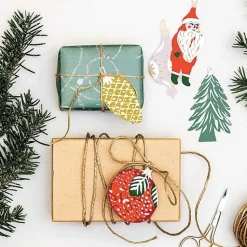 RICO DESIGN - 8 étiquettes pour cadeaux de noël - nostalgique