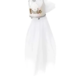 RICO DESIGN - Couronne de mariée "Bride" avec voile et strass, Taille 8.5 cm