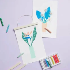 RICO DESIGN - Pastels à l'huile 12 couleurs pastel et fluo