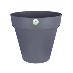 RIVIERA - Bac Soleilla rond en polypropylène 100% recyclable Gris Anthracite Ø50