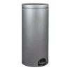 ROSSIGNOL - Rossignol poubelle à pédale 30l gris métal - 90141