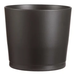 SCHEURICH - Cache-pot 883 en céramique, anthracite Ø 14,5 x H. 13,3 cm