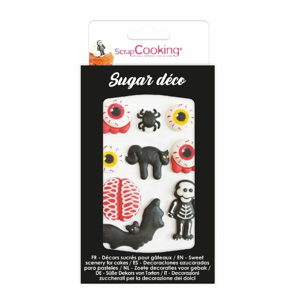 SCRAPCOOKING - 18 décors sucrés horreur halloween