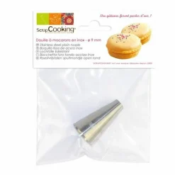 SCRAPCOOKING - 2 douilles pâtisserie inox - macarons