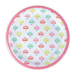 SCRAPCOOKING PARTY - 8 assiettes carton ø 23 cm - princesse