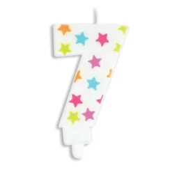 SCRAPCOOKING PARTY - Bougie d'anniversaire chiffre 7