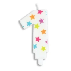 SCRAPCOOKING PARTY - Bougie d'anniversaire chiffre 1