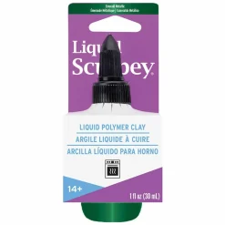 SCULPEY - Argile liquide à cuire sculpey - vert métallique 30 ml