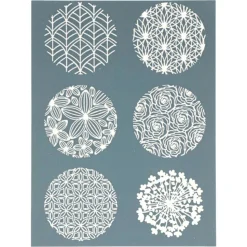 SCULPEY - Pochoirs pour sérigraphie sculpey - floral