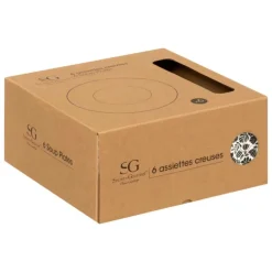 SECRET DE GOURMET - Lot de 6 assiettes creuses 