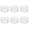 SECRET DE GOURMET - Lot de 6 coupelles en verre "arha" 30cl transparent