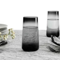 SECRET DE GOURMET - Lot de 6 gobelets hauts trapèze 