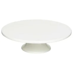 SECRET DE GOURMET - Présentoir à gâteaux en céramique "nora" 28cm blanc