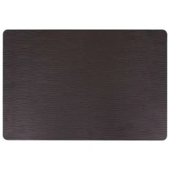 SECRET DE GOURMET - Set de table uni "charly" 33x49cm noir