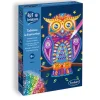 SENTOSPHÈRE - Kit d'art créatif DIY : Canevas à diamanter Hibou